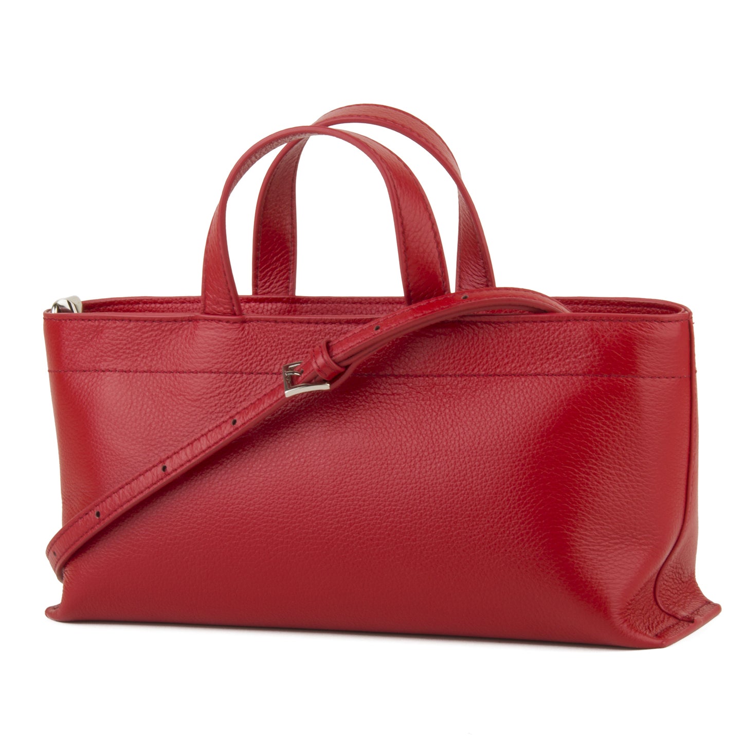 Premium Full Grained Leather Simple Tote Handbag for Women