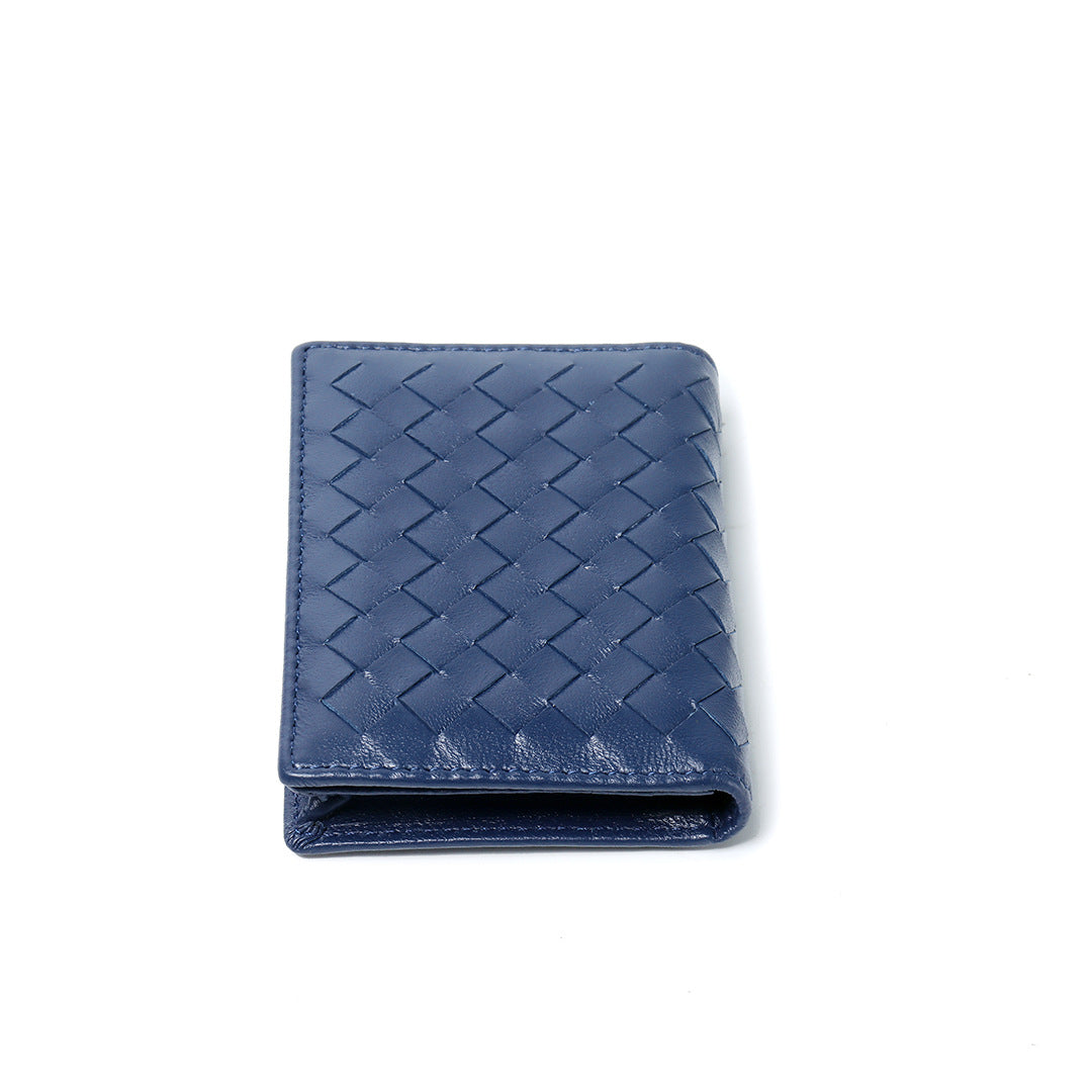 Sheepskin Handmade Woven Business Unisex Card Holder