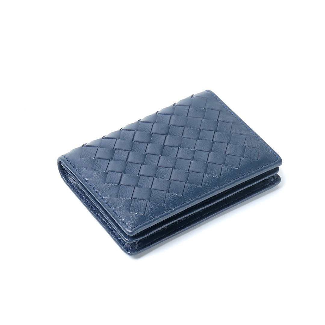Sheepskin Handmade Woven Business Unisex Card Holder