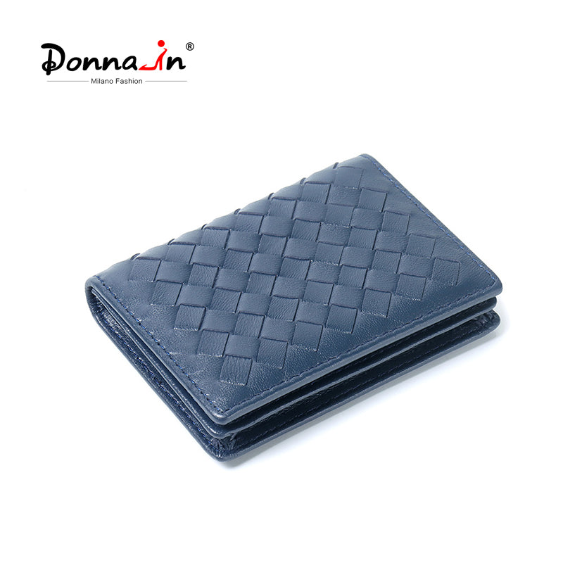 Sheepskin Handmade Woven Business Unisex Card Holder