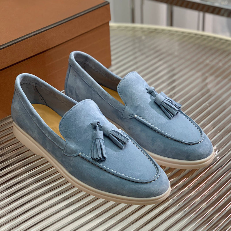 Donnain Tassel Penny Loafers