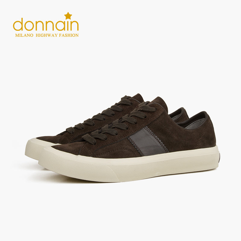 Handmade Leather Minimalist Flat Sneakers Unisex
