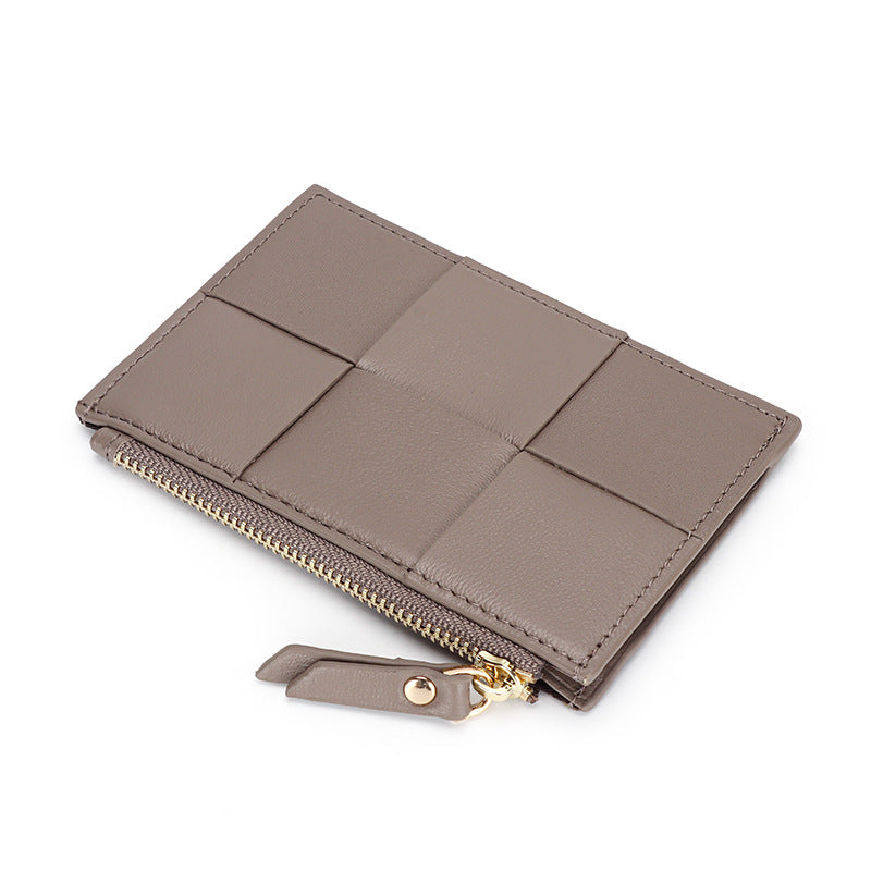 Sheepskin Women Card Holder Coin Purse