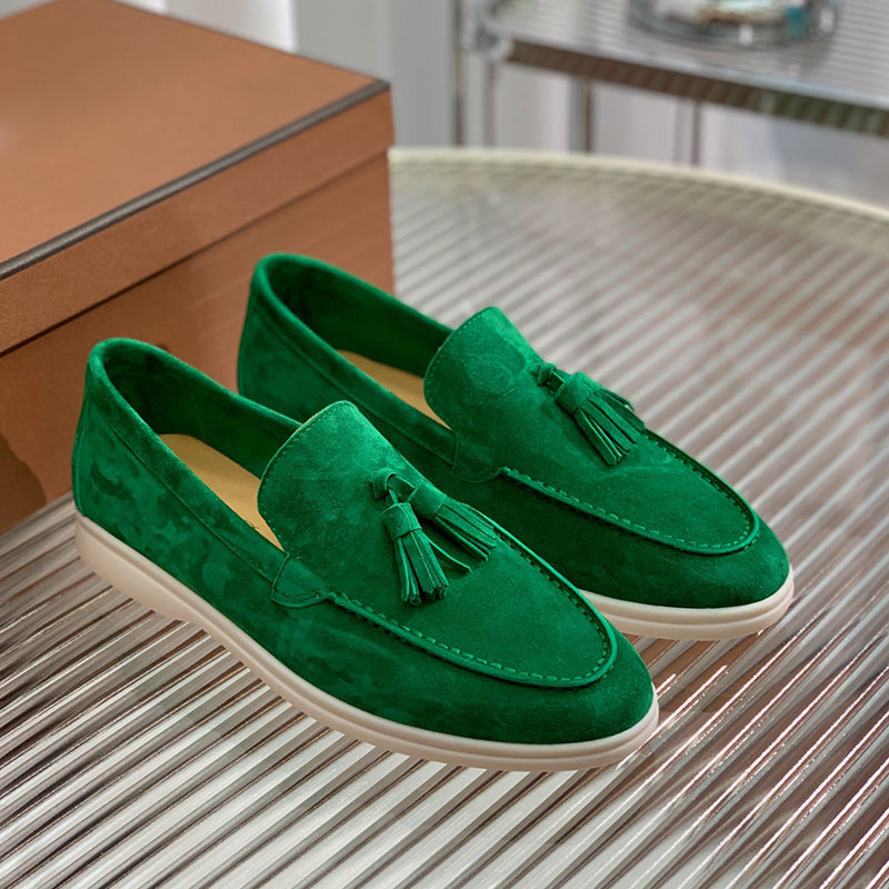 Donnain Tassel Penny Loafers