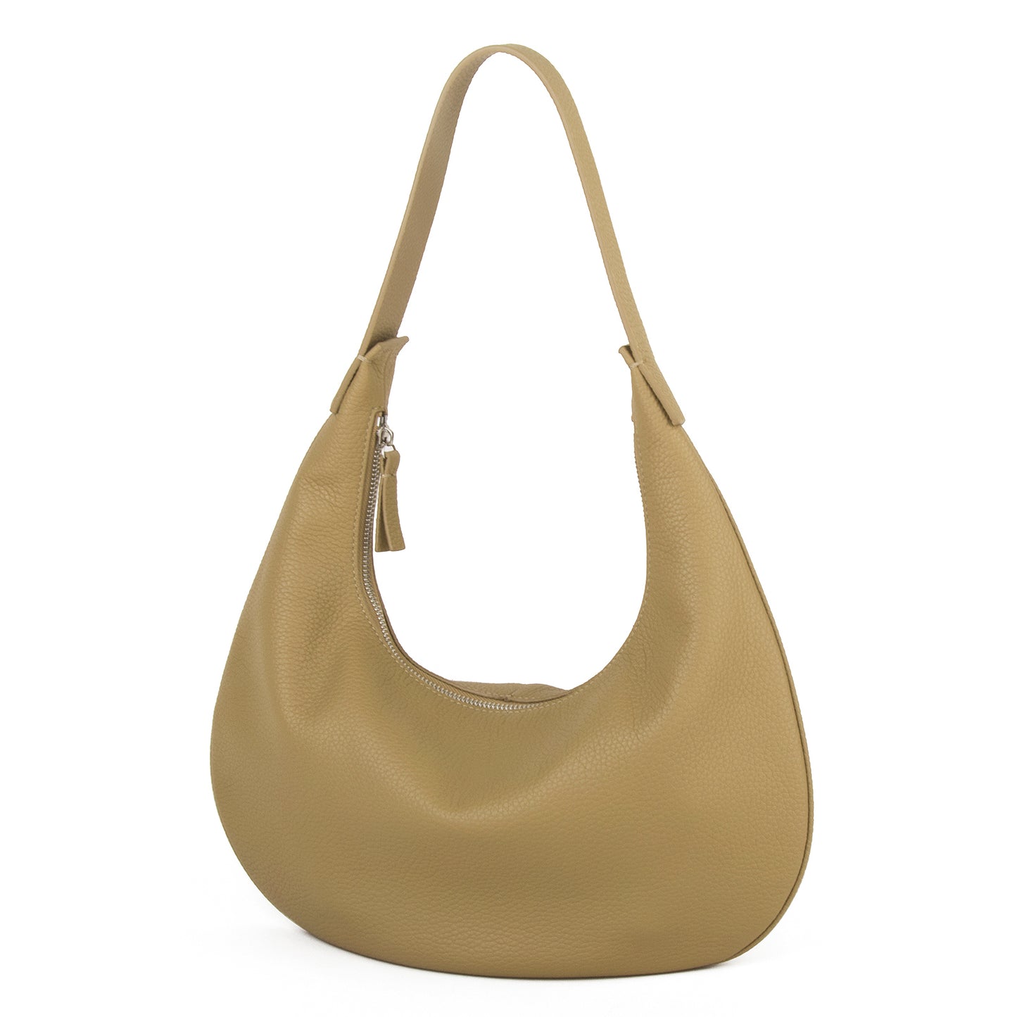 Full Grained Real Leather Hobo Bags for Women