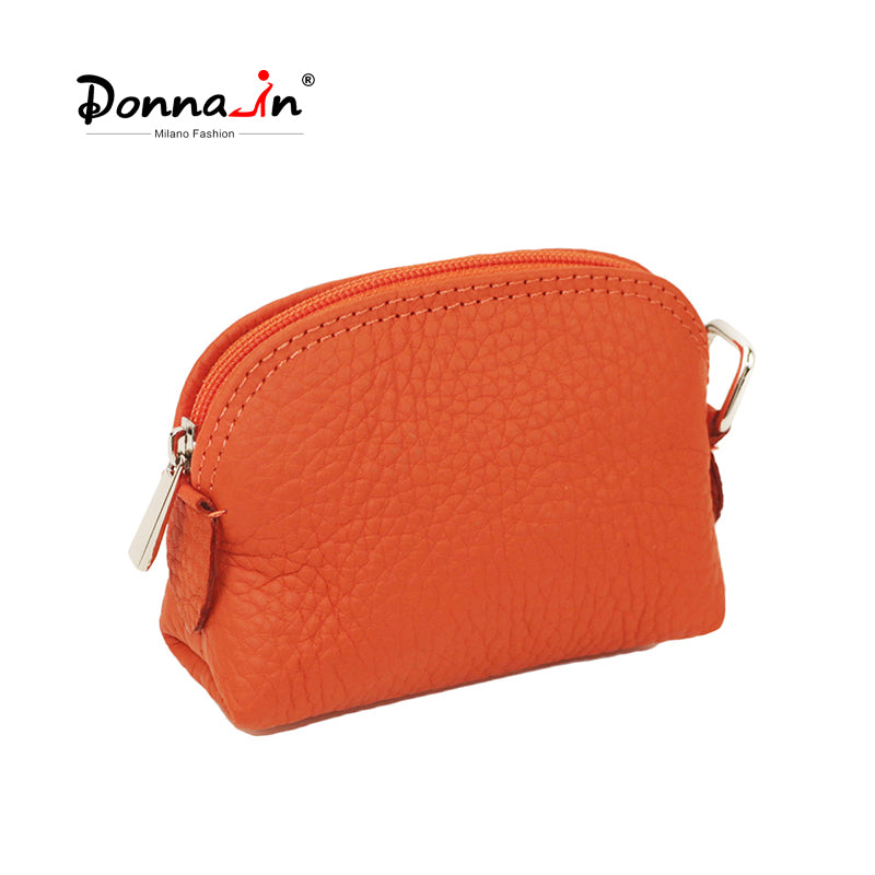 DONNAIN Leather Minimalist Small Coin Purse Pouch for Women, Mini Shel –  Donnain Fashion