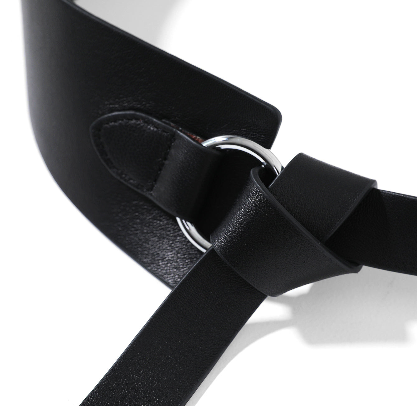 Donnain Sheepskin Women Belt Genuine Leather Soft Wide Knotted Waist Belt High Quality Luxury Fashion Waistband