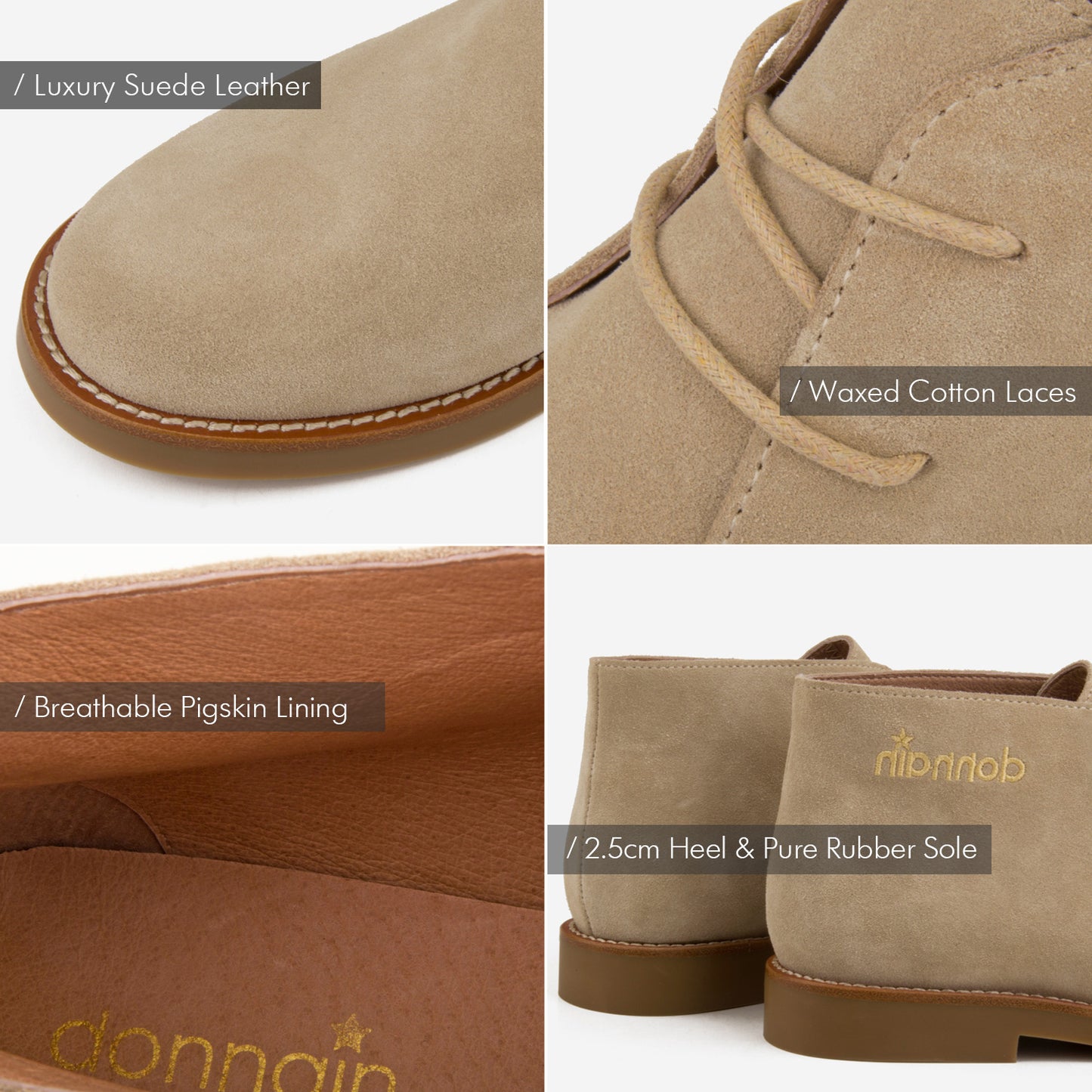Donnain Casual Suede Desert Women Moccasins