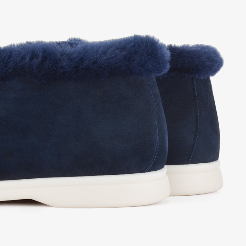 Real Fur Winter Moccasins