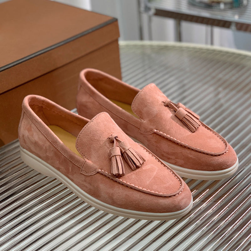 Donnain Tassel Penny Loafers