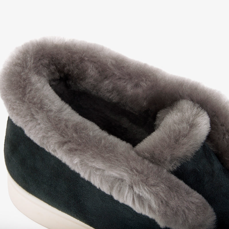 Real Fur Winter Moccasins