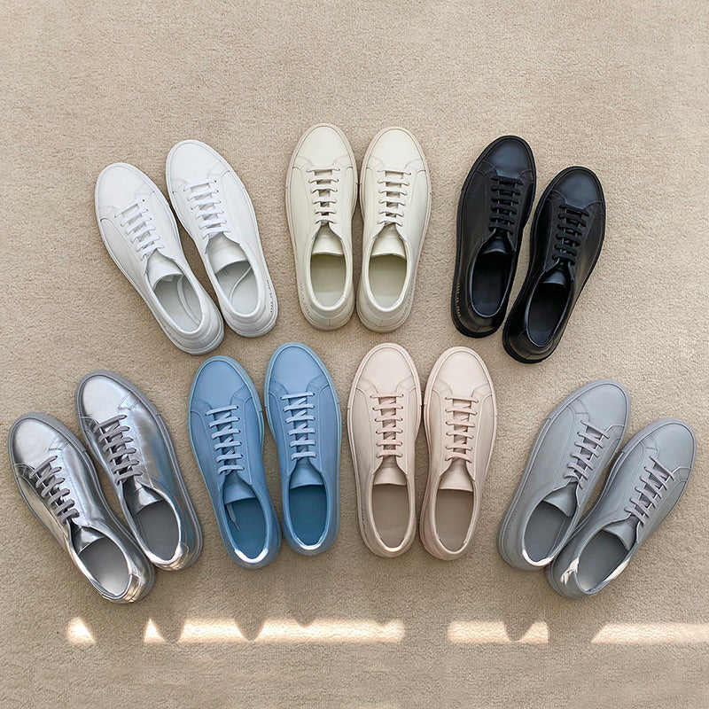 Minimalist Leather Flat Shoes