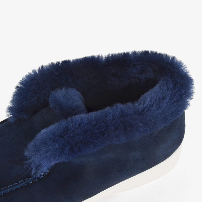 Real Fur Winter Moccasins