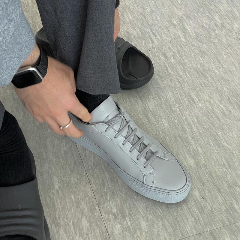 Minimalist Leather Flat Shoes