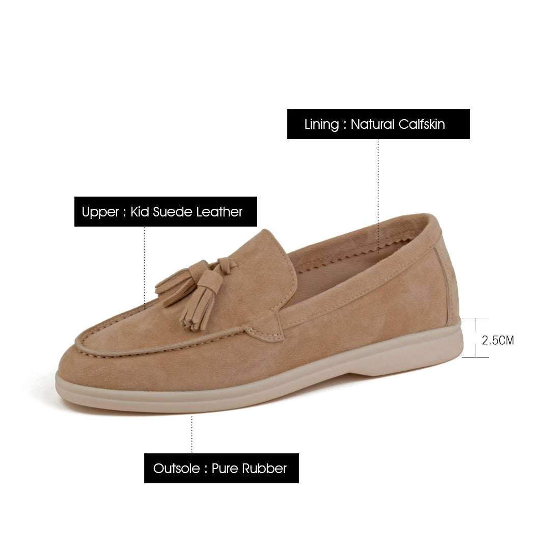 Donnain Tassel Penny Loafers