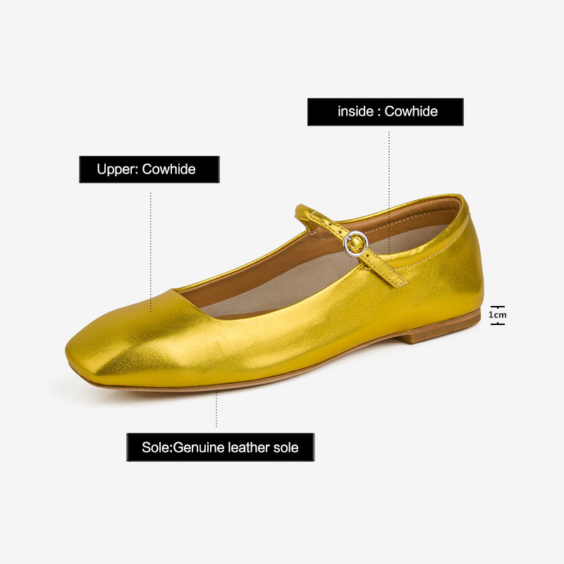 Mary Jane Shoes Ladies Ballet Elegant Flats