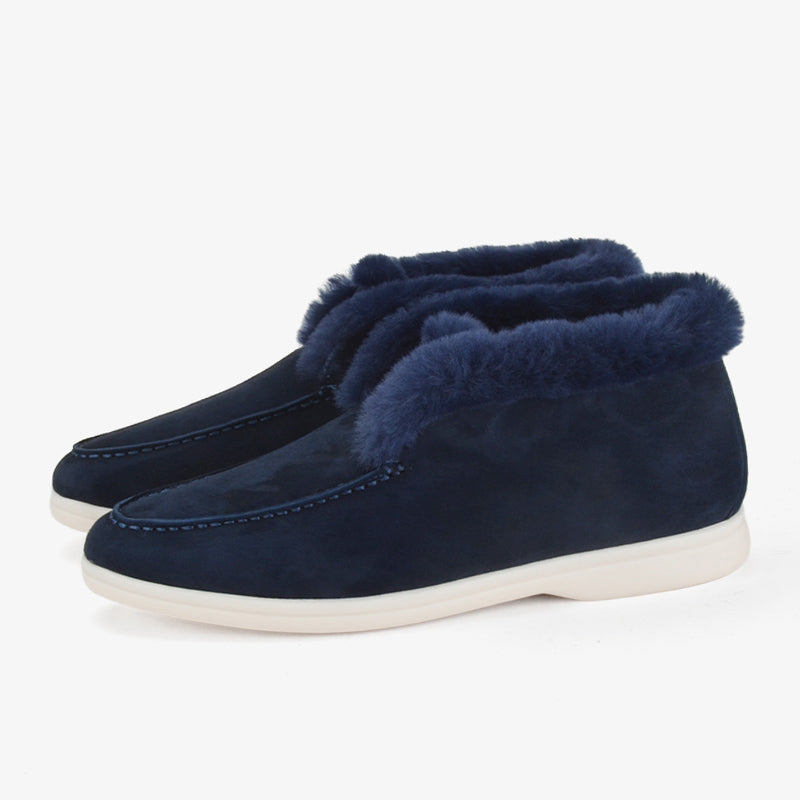 Real Fur Winter Moccasins