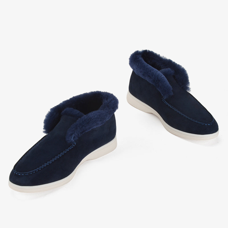 Real Fur Winter Moccasins