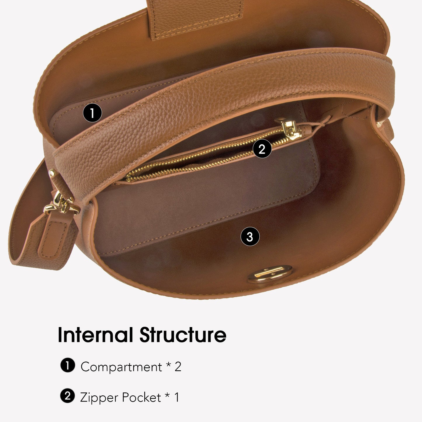 Genuine Leather Bucket Tote Bag for Women, Small Crossbody Bag