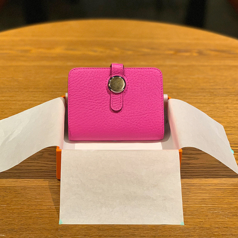 Donnain Fashion Genuine Leather Minimalist Credit Card Holder