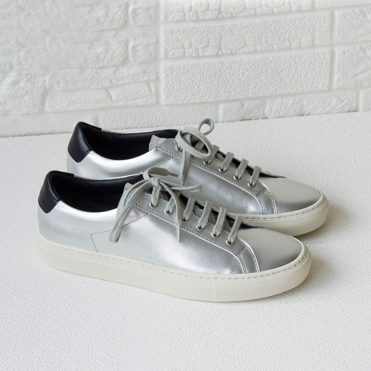 Handmade Common White Sneakers For Couples