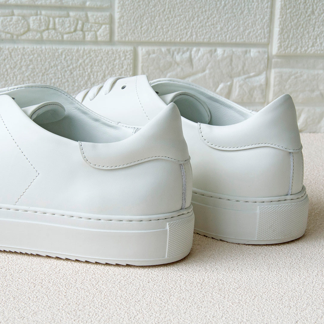 Minimalist Classic Flat White Trainers