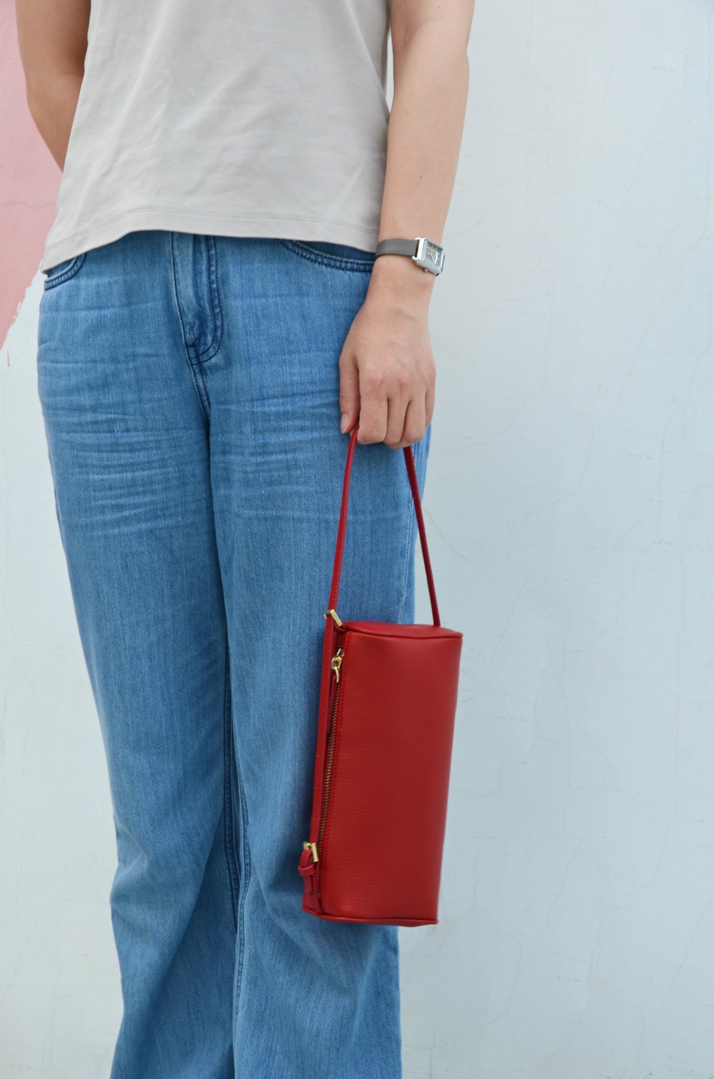 Cylinder Underarm Bag Multi-using