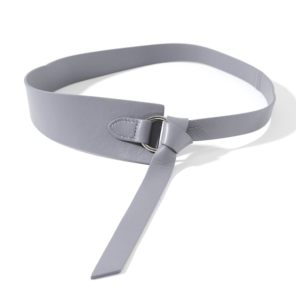 Donnain Sheepskin Women Belt Genuine Leather Soft Wide Knotted Waist Belt High Quality Luxury Fashion Waistband