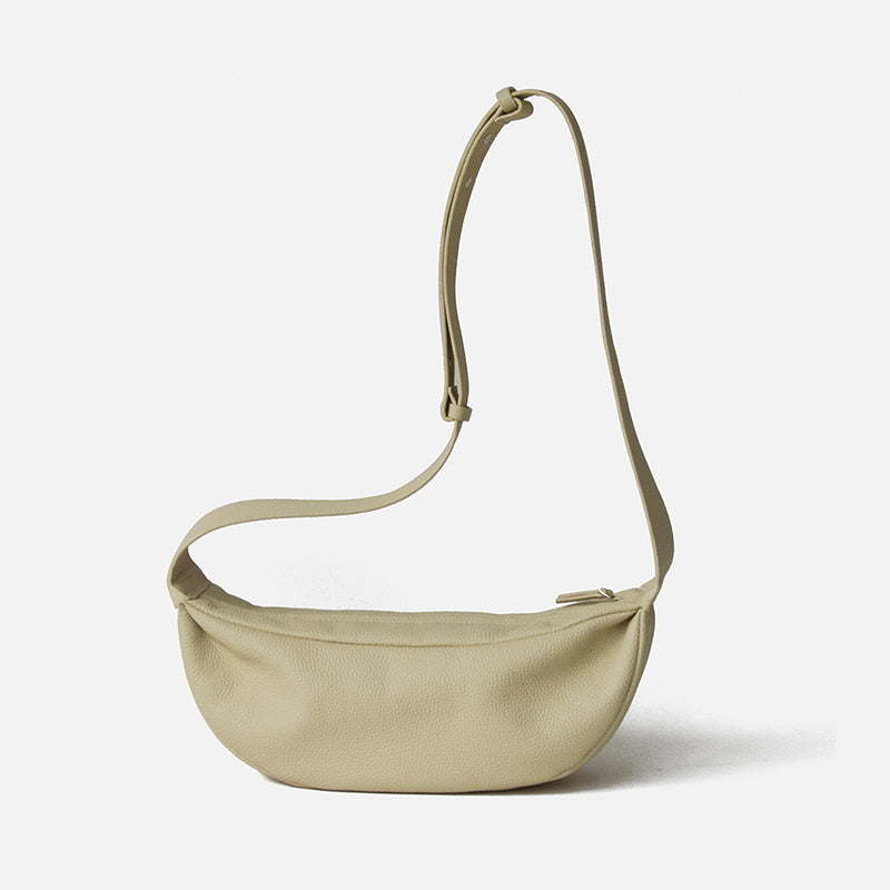 Full Grain Leather Minimalist Sling Bag