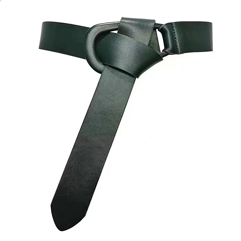 Natural Sheepskin Waist Belt Women Coat Waistband
