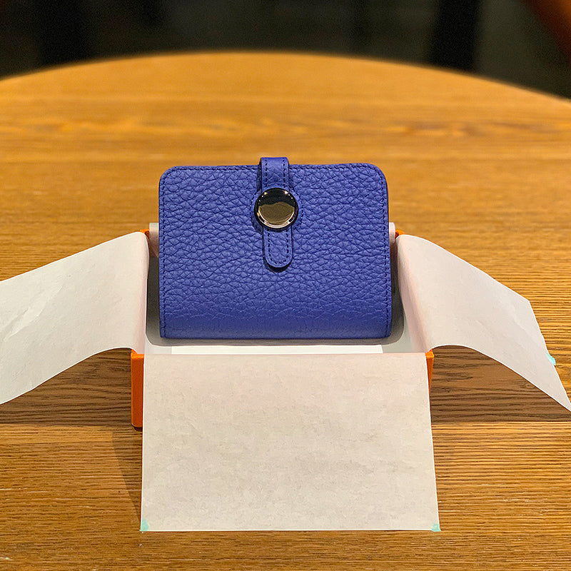 Donnain Fashion Genuine Leather Minimalist Credit Card Holder