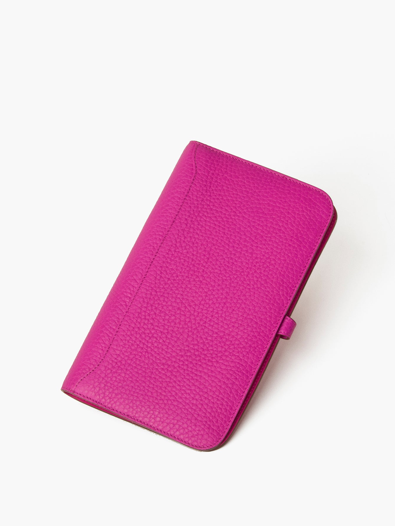 Fashion Magnolia Togo Calfskin Long Wallet Women Passport Holder