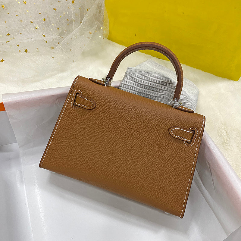 H e r m e s mini Kelly 19cm brown