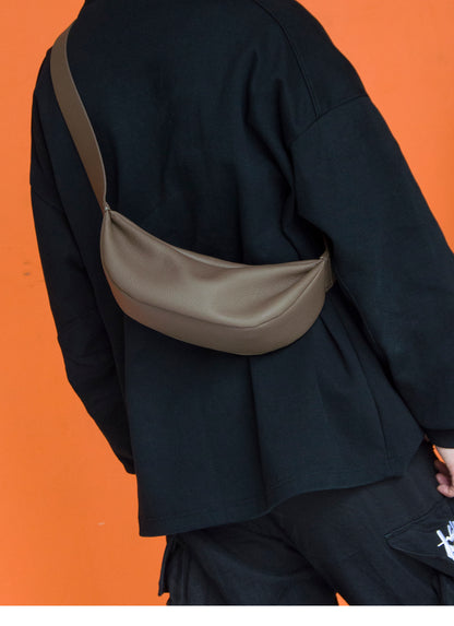 Leather Minimalist Sling Bag