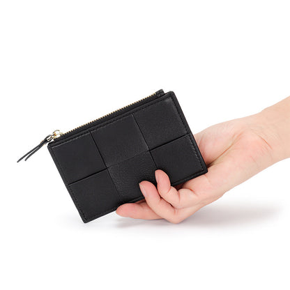 Sheepskin Women Card Holder Coin Purse