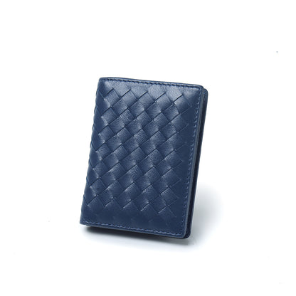 Sheepskin Handmade Woven Business Unisex Card Holder