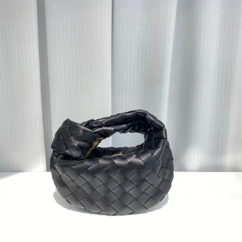 Fashion Woven Leather Mini Handbags Women