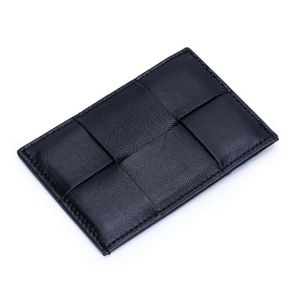Donnain Woven Sheepskin Wallet Bank Card Holder