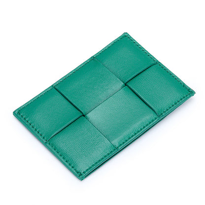 Donnain Woven Sheepskin Wallet Bank Card Holder
