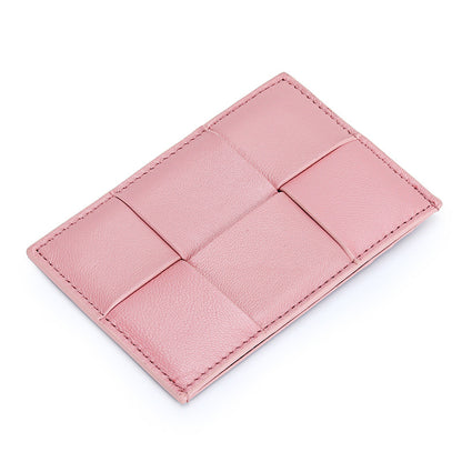 Donnain Woven Sheepskin Wallet Bank Card Holder