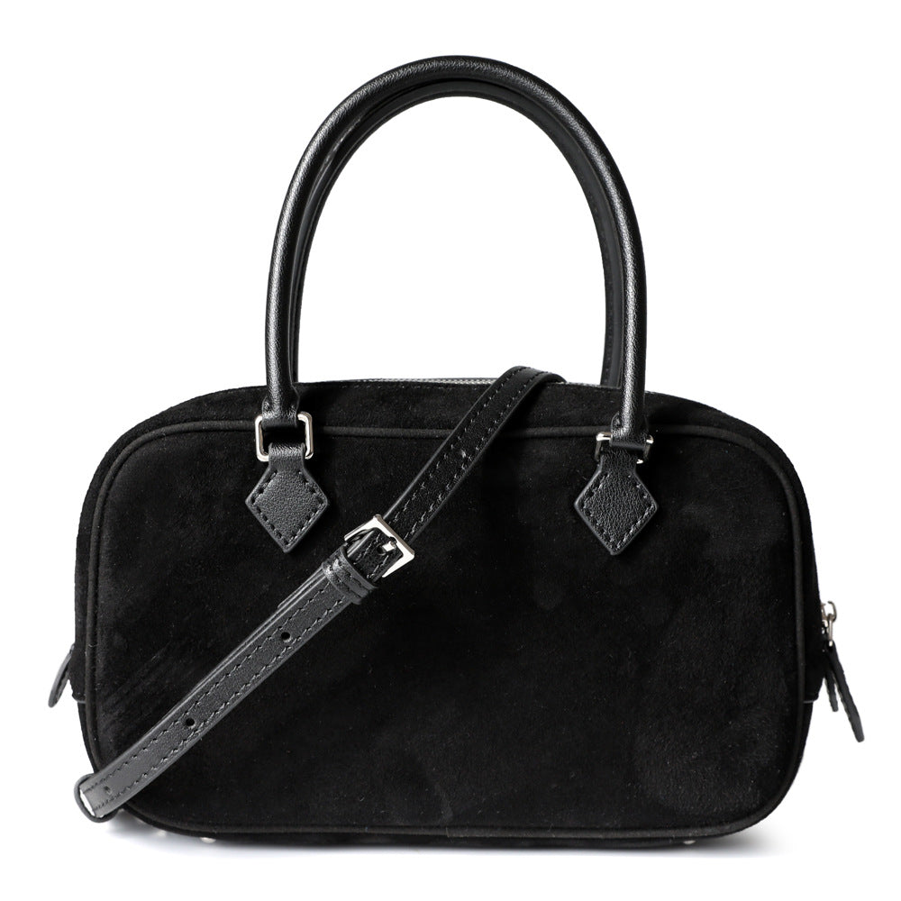 Suede Leather Square Mini Handbags