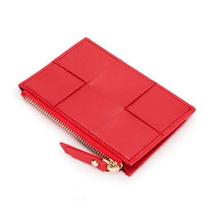 Sheepskin Women Card Holder Coin Purse
