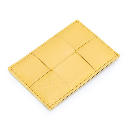 Donnain Woven Sheepskin Wallet Bank Card Holder