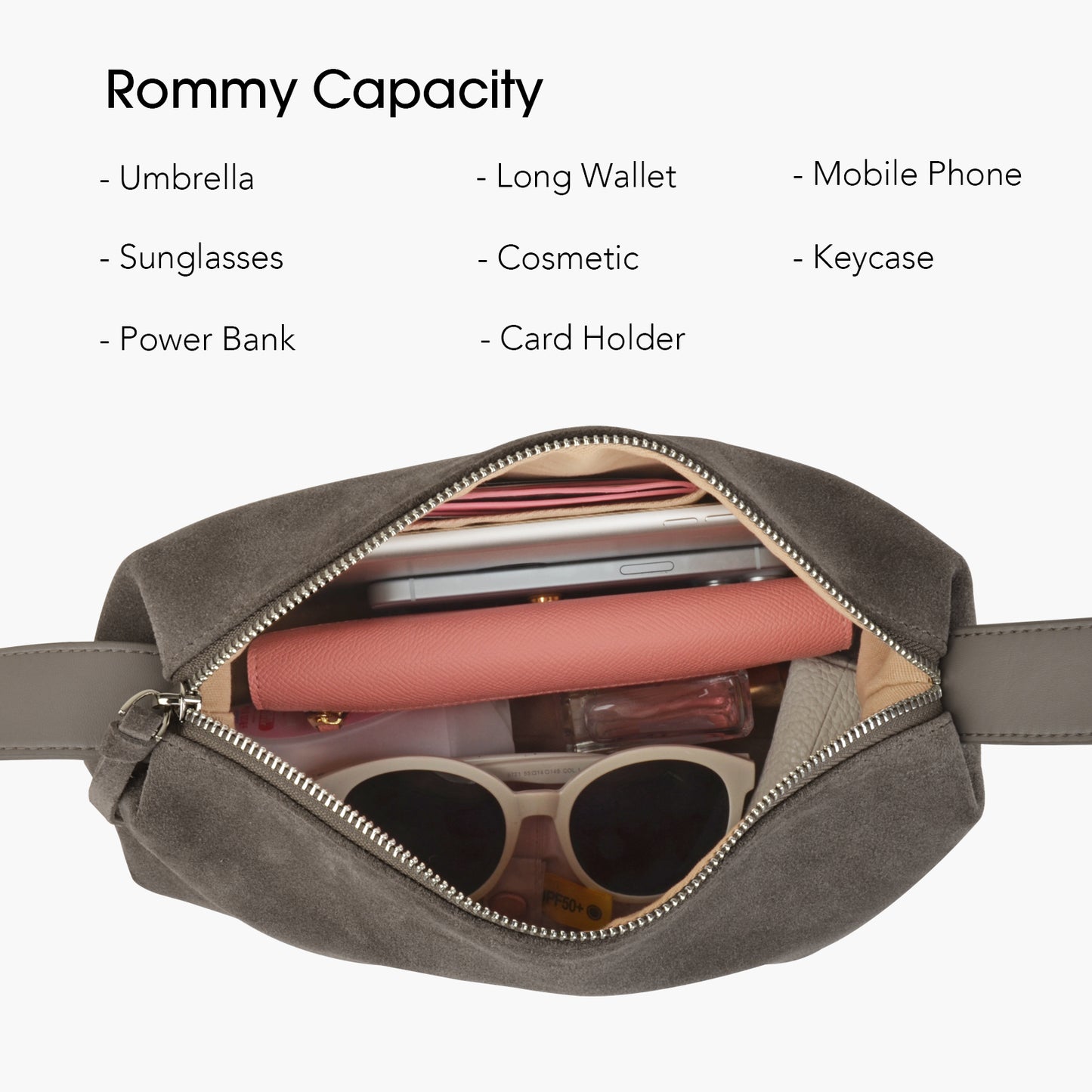 New suede simple handbag, women's large-capacity crossbody bag