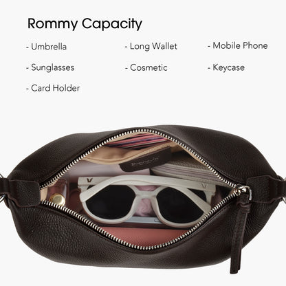 Leather Hobo Tote Bag