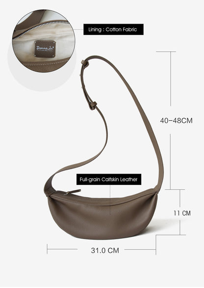 Leather Minimalist Sling Bag