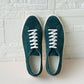 Veronica Green Suede Leather Sneakers