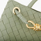 Trendy Weave Leather Tote Handbags