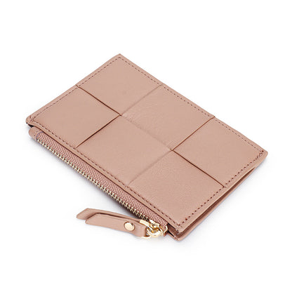 Sheepskin Women Card Holder Coin Purse