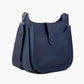 Navy Togo Calfskin Large Size Crossbody Bag